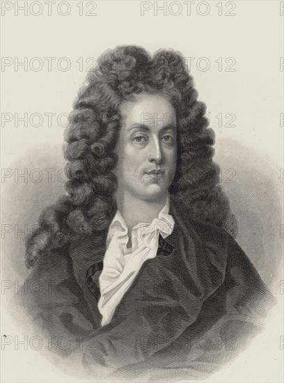 Portrait of the composer Henry Purcell (1659-1695). Creator: Anonymous.