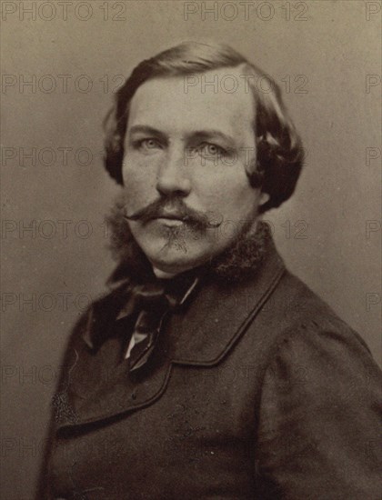 Portrait of pianist and composer Alfred Quidant (1815-1893), c. 1870. Creator: Photo studio Nadar.