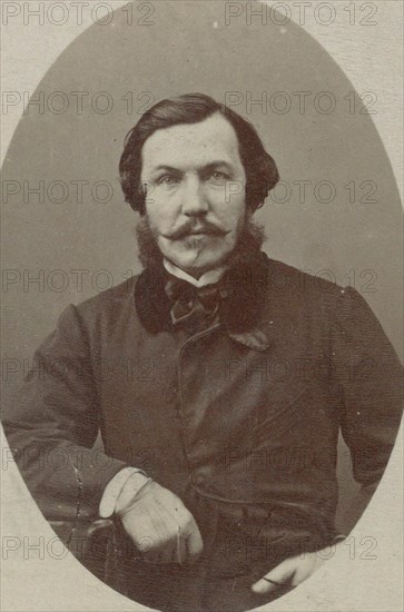 Portrait of pianist and composer Alfred Quidant (1815-1893). Creator: Photo studio Nadar.