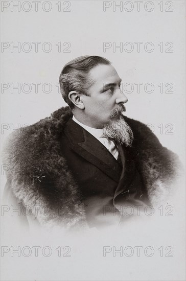 Portrait of the painter Henryk Siemiradzki (1843-1902) , 1893. Creator: Mieczkowski, Jan (1830-1889).