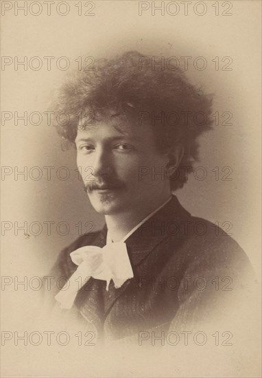 Portrait of the composer Ignacy Jan Paderewski (1860-1941), 1890. Creator: Photo studio Elliott & Fry, London  .