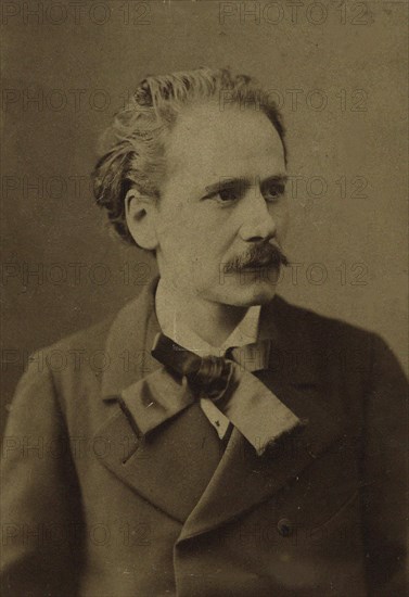 Portrait of the composer Jules Massenet (1842-1912), ca 1885. Creator: Anonymous.