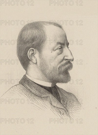 Portrait of the composer Camille Saint-Saëns (1835-1921), 1884. Creator: Boulanger, Gustave Clarence Rodolphe (1824-1888).