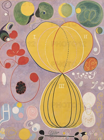 The Ten Largest, No. 7., Adulthood, Group IV, 1907. Creator: Hilma af Klint (1862-1944).