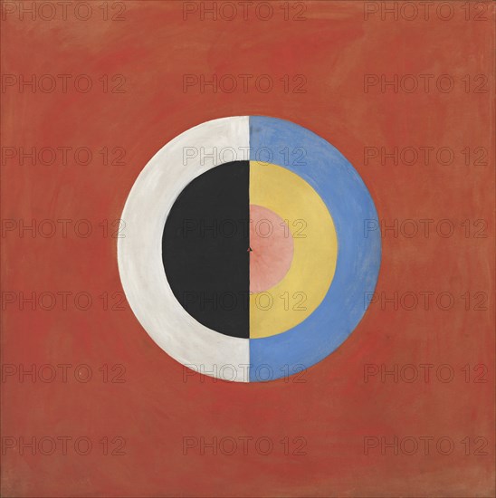 Group IX/SUW, The Swan, No. 17 , 1914-1915. Creator: Hilma af Klint (1862-1944).