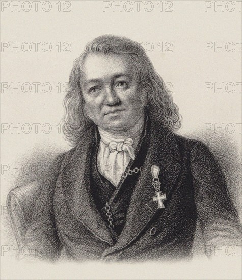 Portrait of the organist and composer Friedrich Schneider (1786-1853), c. 1840. Creator: Anonymous.