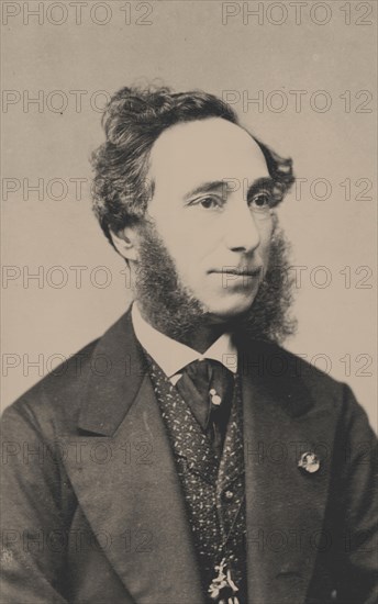 Portrait of the violinist and composer Camillo Sivori (1815-1894) , ca 1865. Creator: Anonymous.