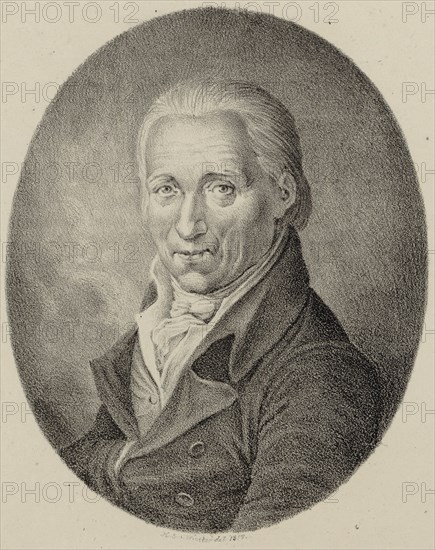 Portrait of the Composer Johann Baptist Wanhal (1739-1813) , 1817. Creator: Winter, Heinrich Eduard von (1788-1825).