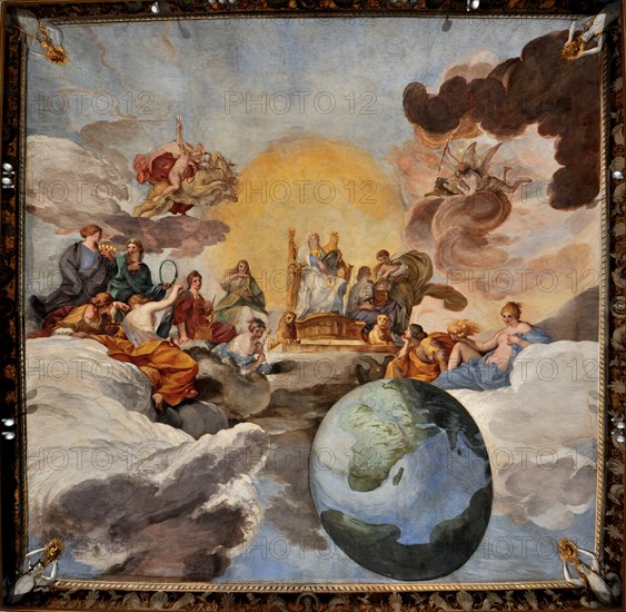 The Triumph of Divine Wisdom, 1629-1631. Creator: Sacchi, Andrea (1599-1661).