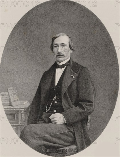 Portrait of the violinist and composer Delphin Alard (1815-1888) , 1870. Creator: Anonymous.