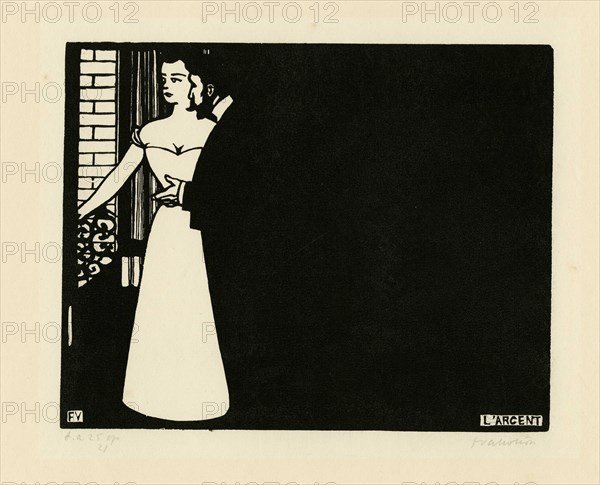 Intimacies V: Money (Intimités V: L'Argent), 1898. Creator: Vallotton, Felix Edouard (1865-1925).