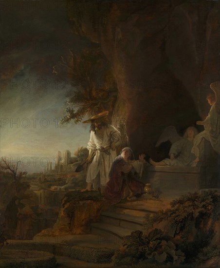 Christ appears to Mary Magdalene (Noli me tangere), 1638. Creator: Rembrandt van Rhijn (1606-1669).