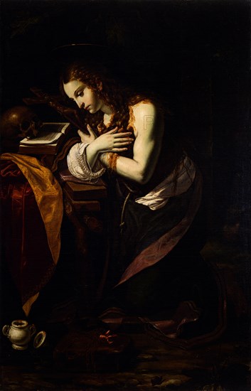 The Repentant Mary Magdalene, 1625-1630. Creator: Guerrieri, Giovanni Francesco (1589-1657).