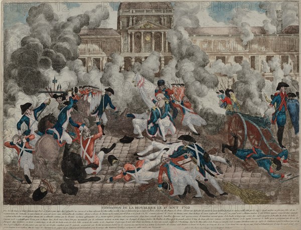 La prise des Tuileries, 1792