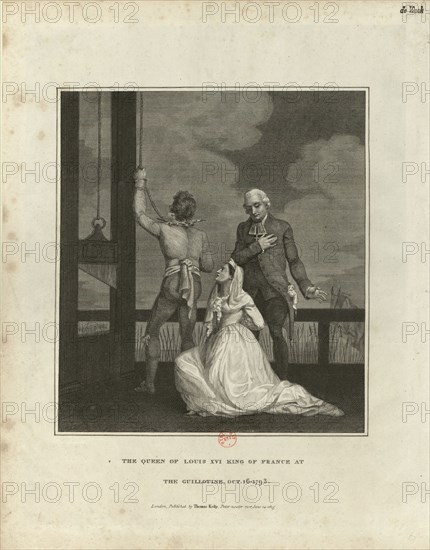 The Execution of Marie Antoinette on October 16, 1793, 1815. Creator: Anonymous.