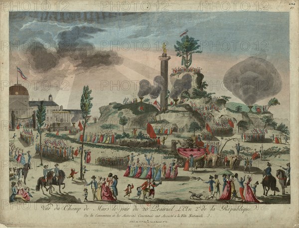 The Festival of the Supreme Being at the Field of Mars, 8 June 1794, 1794. Creator: Texier, G. (1750-1821).