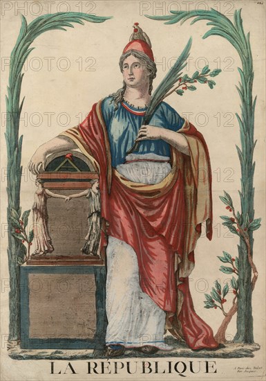 La République (Allegorical Figure of the French Republic), 1793. Creator: Anonymous.