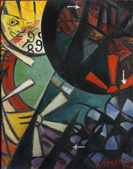 Chemin de fer (Roulette), 1915. Creator: Mayakovsky, Vladimir Vladimirovich (1893-1930).