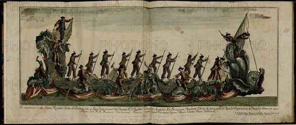 The Regatta in Venice in honor of Prince Edward (1739-1767), Duke of York, on June 4, 1764 , ca 1764 Creator: Anonymous.