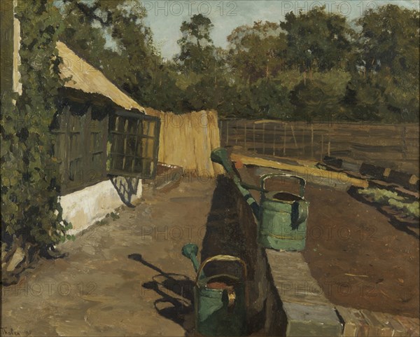 Vegetable Garden at Ewijkshoeve, 1895. Creator: Tholen, Willem Bastiaan (1860-1931).