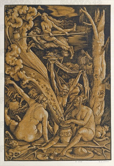 Witches, 1510. Creator: Baldung (Baldung Grien), Hans (1484-1545).