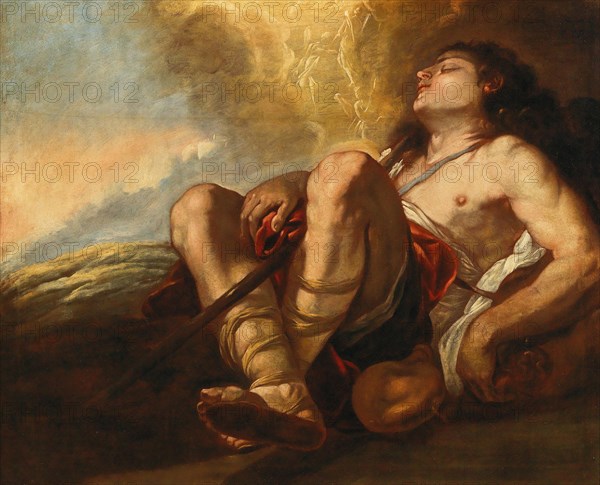 Jacob's Dream, Early 1650s. Creator: Giordano, Luca (1632-1705).