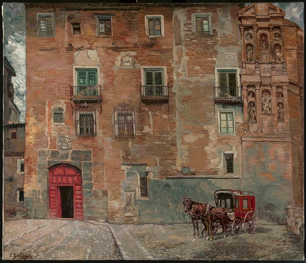 Casa del obispo de Tarazona, Early 1930s. Creator: Zuloaga y Zabaleto, Ignacio (1870-1945).