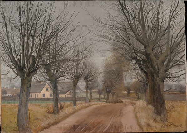 A Road near Vinderød, Zealand, 1898. Creator: Ring, Laurits Andersen (1854-1933).