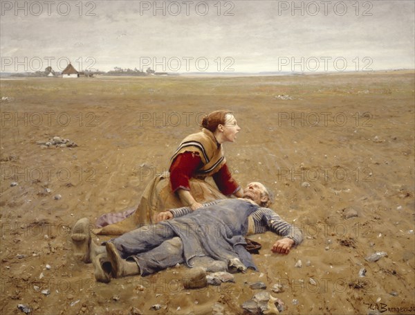 Worn Out or The Martyr, 1889. Creator: Brendekilde, Hans Andersen (1857-1942).