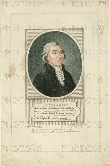 Portrait of Jean-Baptiste Treilhard (1742-1810) , c. 1790. Creator: Vérité, Jean-Baptiste (1756-1837).