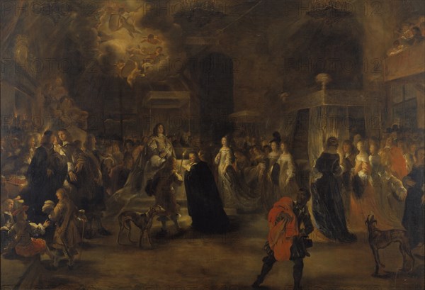 The Marriage of King Charles X Gustav of Sweden (1622-1660) on October 24, 1654, 1654. Creator: Ovens, Jürgen (1623-1678).