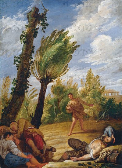 The Parable of the Wheat and the Tares, 1620s. Creator: Fetti, Domenico (1588/90-1623).