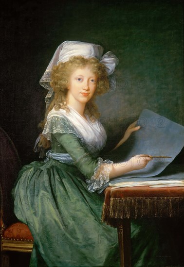 Princess Luisa Maria of Naples and Sicily (1773-1802), c. 1790. Creator: Vigée Le Brun, Louise Élisabeth (1755-1842).