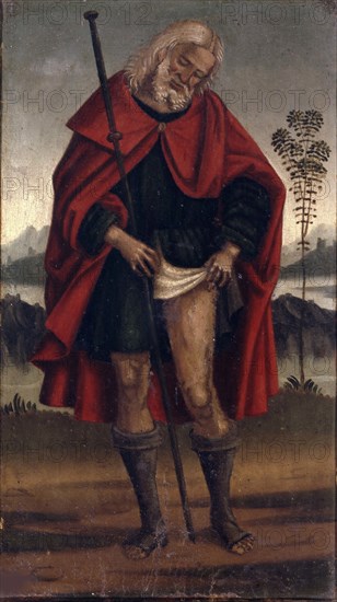 Saint Roch, ca 1515-1520. Creator: Signorelli, Luca (ca 1441-1523).