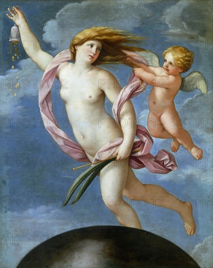 Fortuna with a purse, 1637. Creator: Reni, Guido (1575-1642).