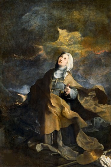 Blessed Michelina of Pesaro, 1606. Creator: Barocci, Federigo (1528-1612).