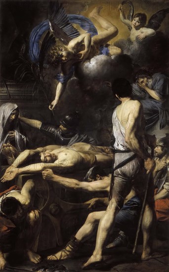 The Martyrdom of Saints Processus and Martinian, 1629. Creator: Valentin de Boullogne (1591-1632).