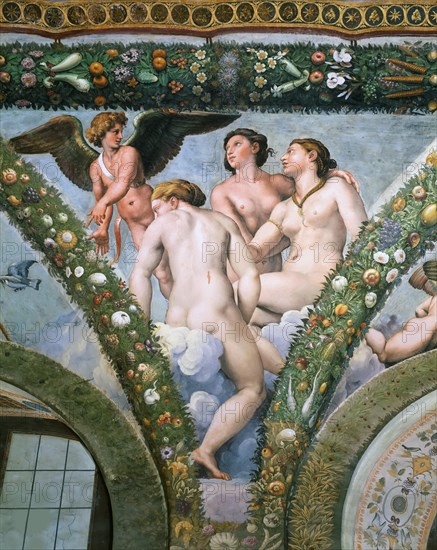 Cupid and the Three Graces , 1517-1518. Creator: Raphael (Raffaello Sanzio da Urbino) (1483-1520).