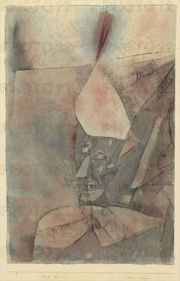 Alter Krieger (Old warrior), 1929. Creator: Klee, Paul (1879-1940).
