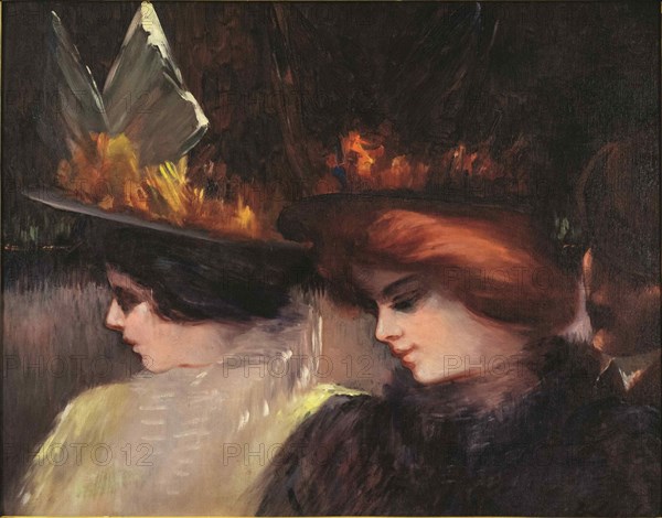 Street Scene, c. 1900. Creator: Luks, George Benjamin (1867-1933).