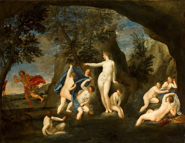 Diana and Actaeon, c. 1640. Creator: Albani, Francesco (1578-1660).