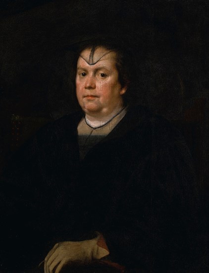 Portrait of Olimpia Maidalchini Pamphilj (1591-1657), 1649-1650. Creator: Velàzquez, Diego (1599-1660).