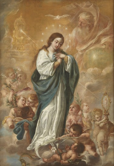 The Immaculate Conception of the Virgin, 1682. Creator: Valdés Leal, Juan de (1622-1690).