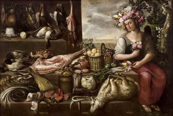 Spring, 1638. Creator: Barrera, Francisco (1595-1658).