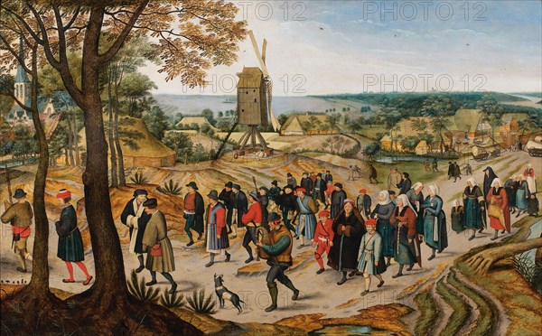 The Wedding Cortège, 1627. Creator: Brueghel, Jan, the Younger (1601-1678).