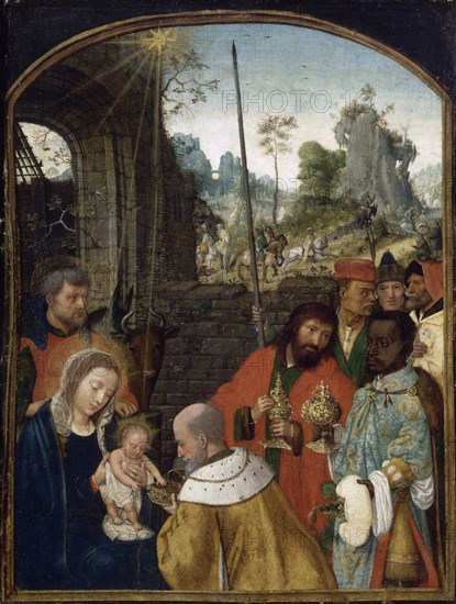 The Adoration of the Magi, First Half of 16th cen.. Creator: Bening, Simon (c. 1483-1561).