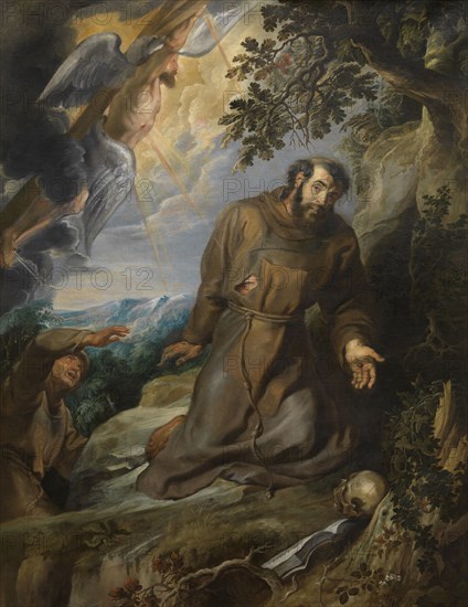 Saint Francis receiving the Stigmata, ca 1630-1634. Creator: Rubens, Pieter Paul (1577-1640).