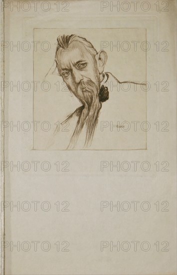 Portrait of Sébastien Voirol (1870-1930) , 1913. Creator: Bakst, Léon (1866-1924).