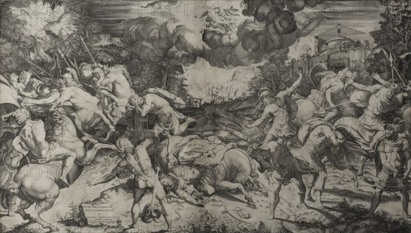 The Conversion of Saint Paul, 1545. Creator: Salviati (Rossi), Francesco (1510-1563).