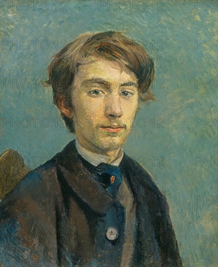 Portrait of Emile Bernard, 1885. Creator: Toulouse-Lautrec, Henri, de (1864-1901).